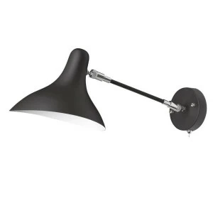 Спот настенный черный Lightstar Manti 764607 LIGHTSTAR MANTI 00-3891502 Черный