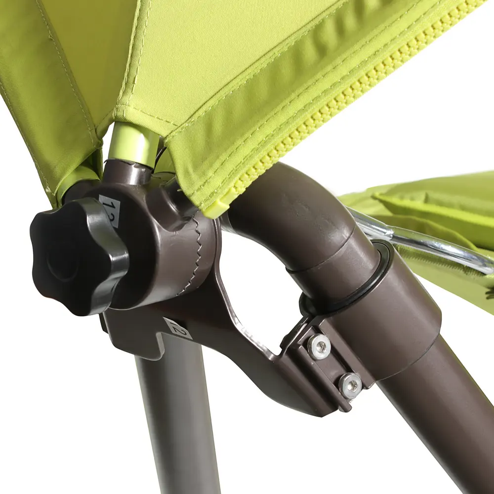 Гамак-гондола садовый 190x320 см, с тентом, сталь/пвх Santreyd STLM-2128065 - Вид №3