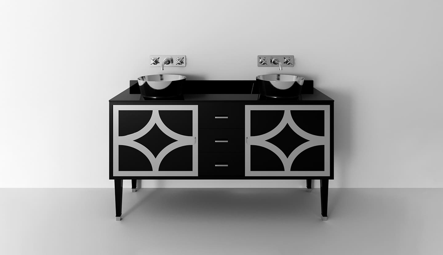 Деревянный напольный умывальник с дверцами Park Avenue CORA 3A ARCH-00091266 - Вид №1