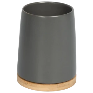 Керамический стакан для зубных щеток SWENSA Harry - серый элегантность 89380245