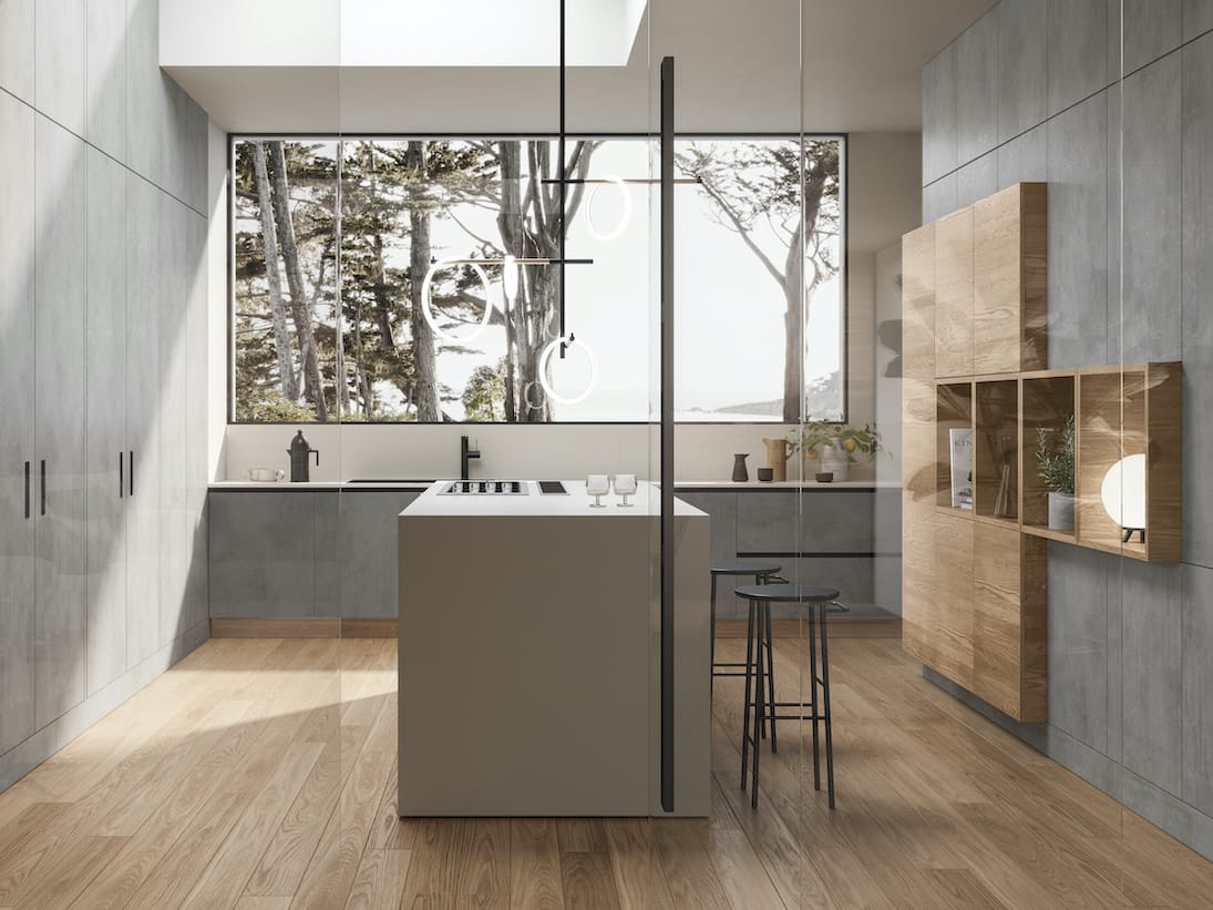 Кухня на заказ с островом GAROFOLI Custom Kitchens ARCH-00150070