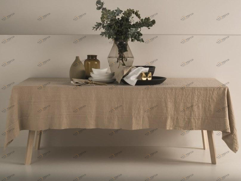 LA FABBRICA DEL LINO Скатерть льняная Basic sun-id-1387187