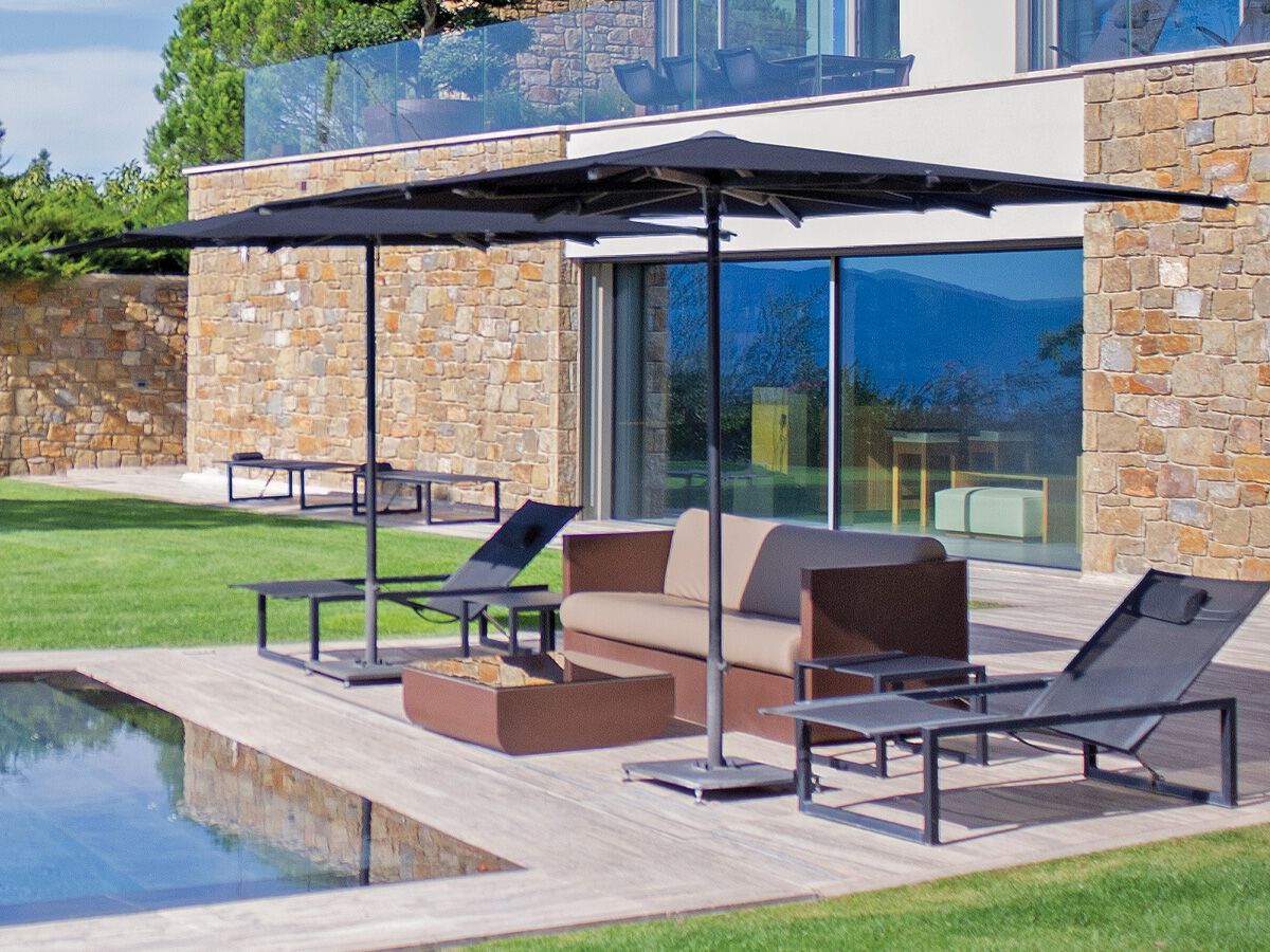 Зонтик с центральным полюсом Ombrellificio Poggesi UP ARCH-00144922 - Вид №4