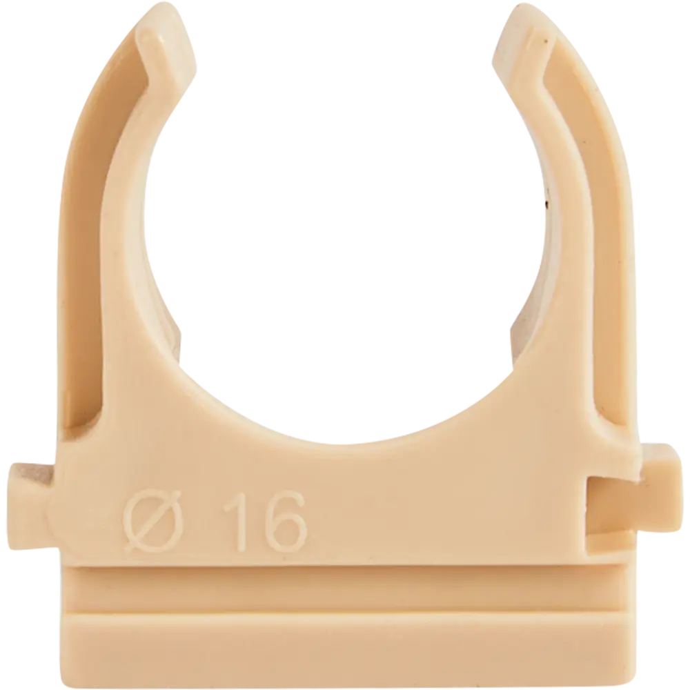 Santreyd Клипса для труб 16 мм коричневая, 10 шт - надежное крепление 88582230 STLM-1105850 - Вид №1