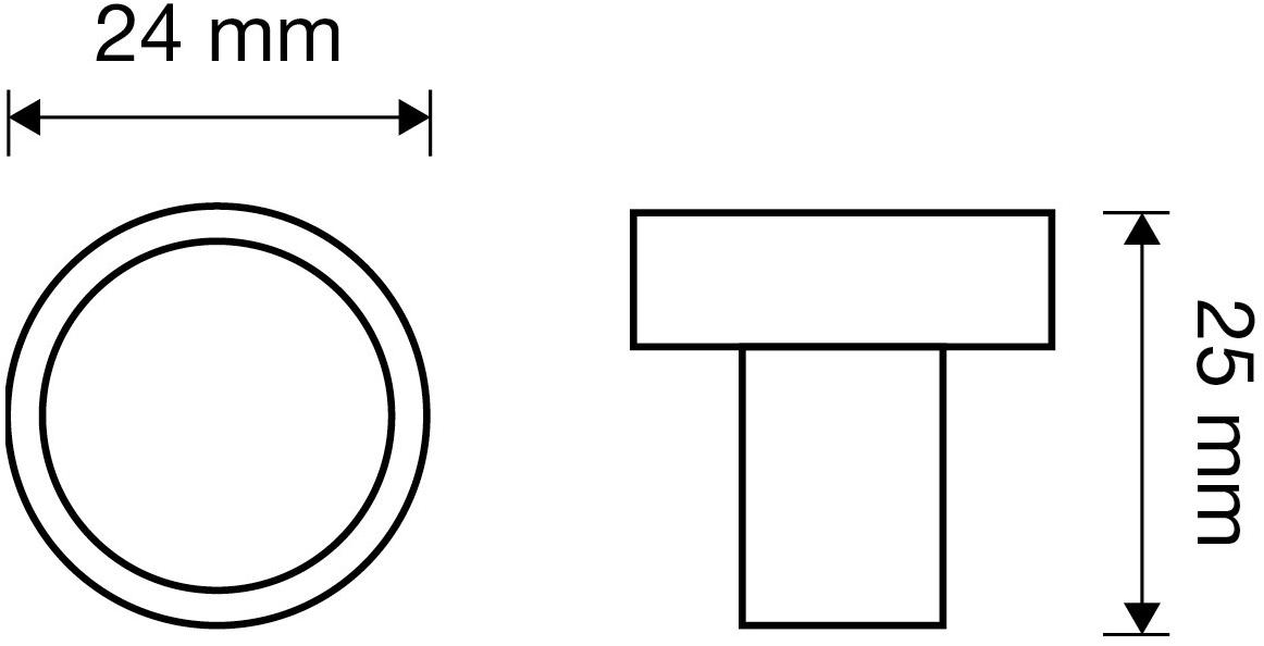 LINEA CALI' Ручка из латуни Chic 1670 - Вид №2