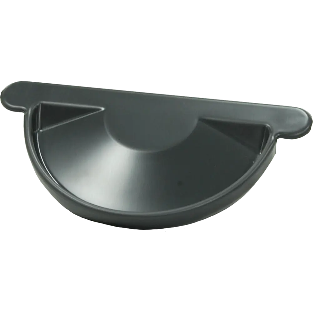 Заглушка торцевая универсальная стальная Optima 125 мм RAL 7024 серый Grand Line STLM-2020059