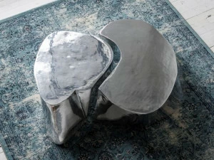 ELITE TO BE Журнальный столик из литого алюминия