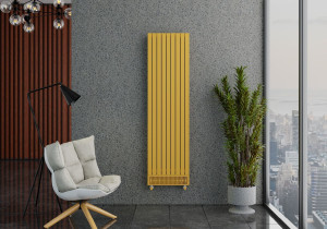 Вертикальный полотенцесушитель из углеродистой стали