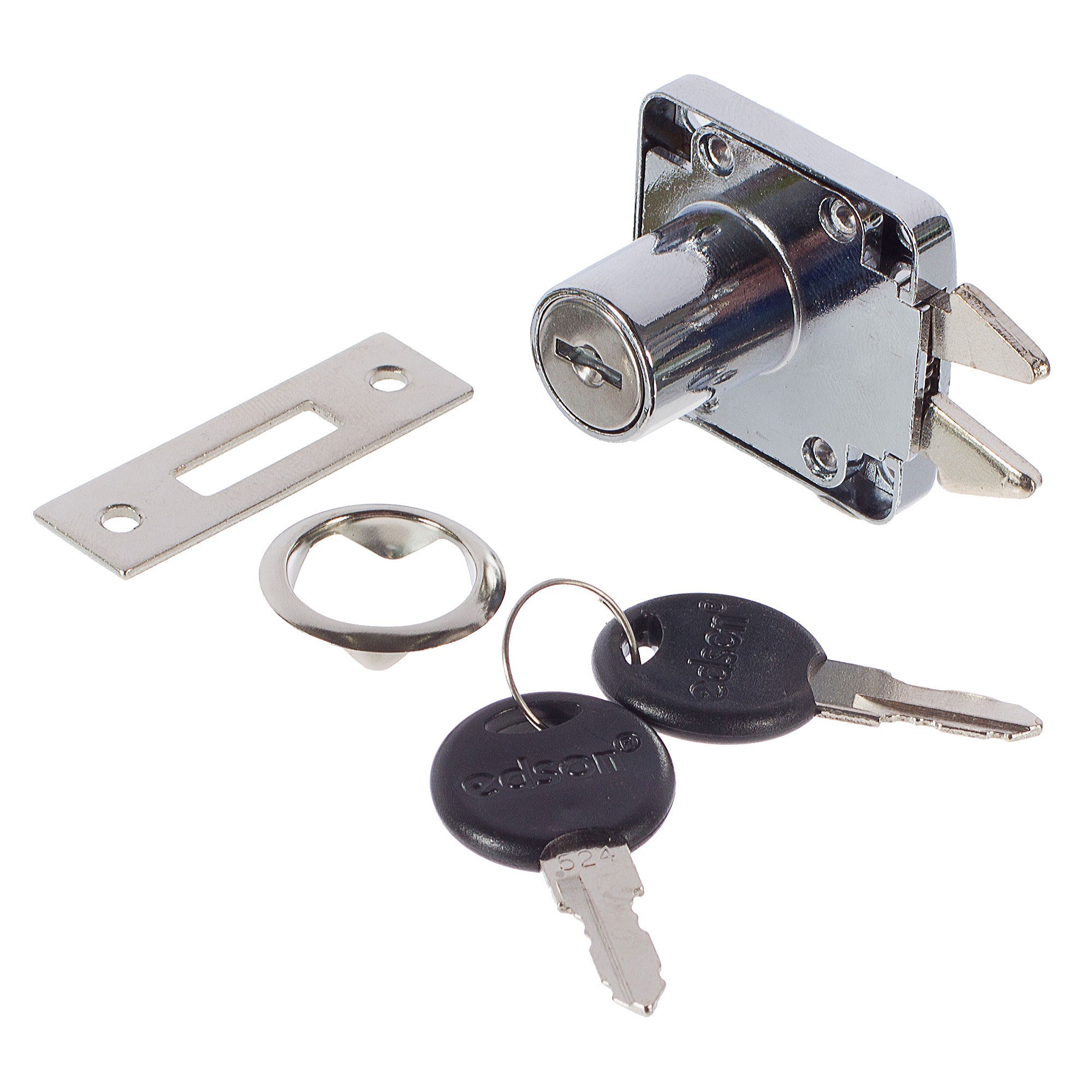 18644656 Замок врезной мебельный L055 19/20 STLM-0011853 EDSON  - Вид №1