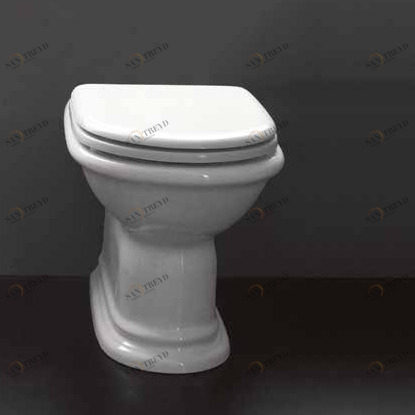 24003 Приставной унитаз напольный Зеленый Althea Ceramica Сlassic Rose Италия