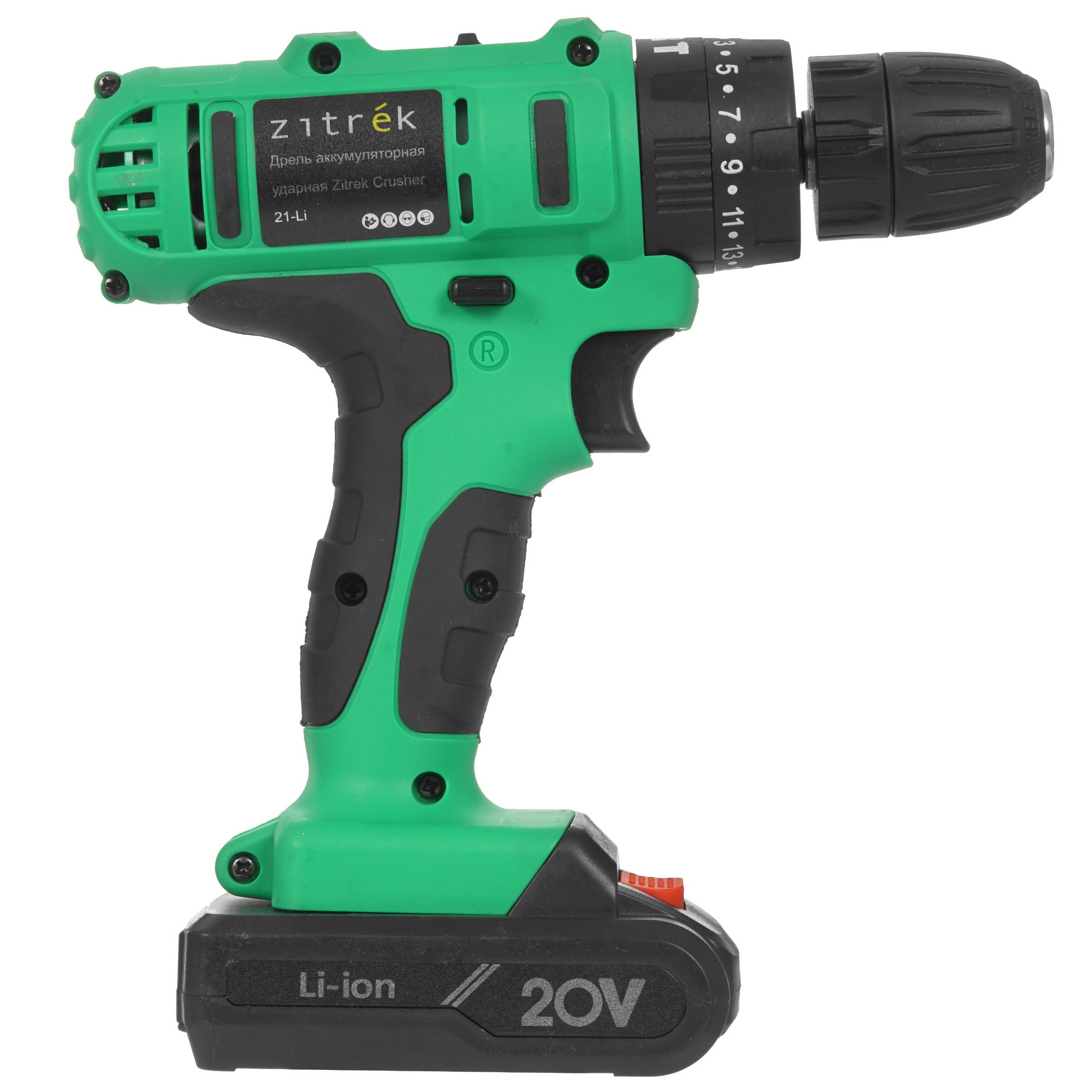 Дрель-шуруповерт Zitrek Crusher 21-Li 5355770 STDN-0018743 - Вид №1