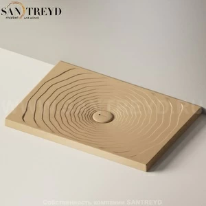 Flaminia WATER DROP Душевой поддон 100 см коричневый DR100.9004