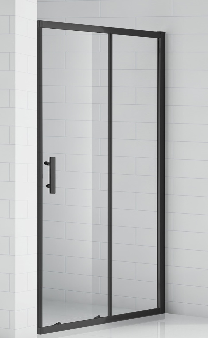 Душевая дверь в нишу CEZARES ECO-O-BF-1-120-C-NERO - Вид №1