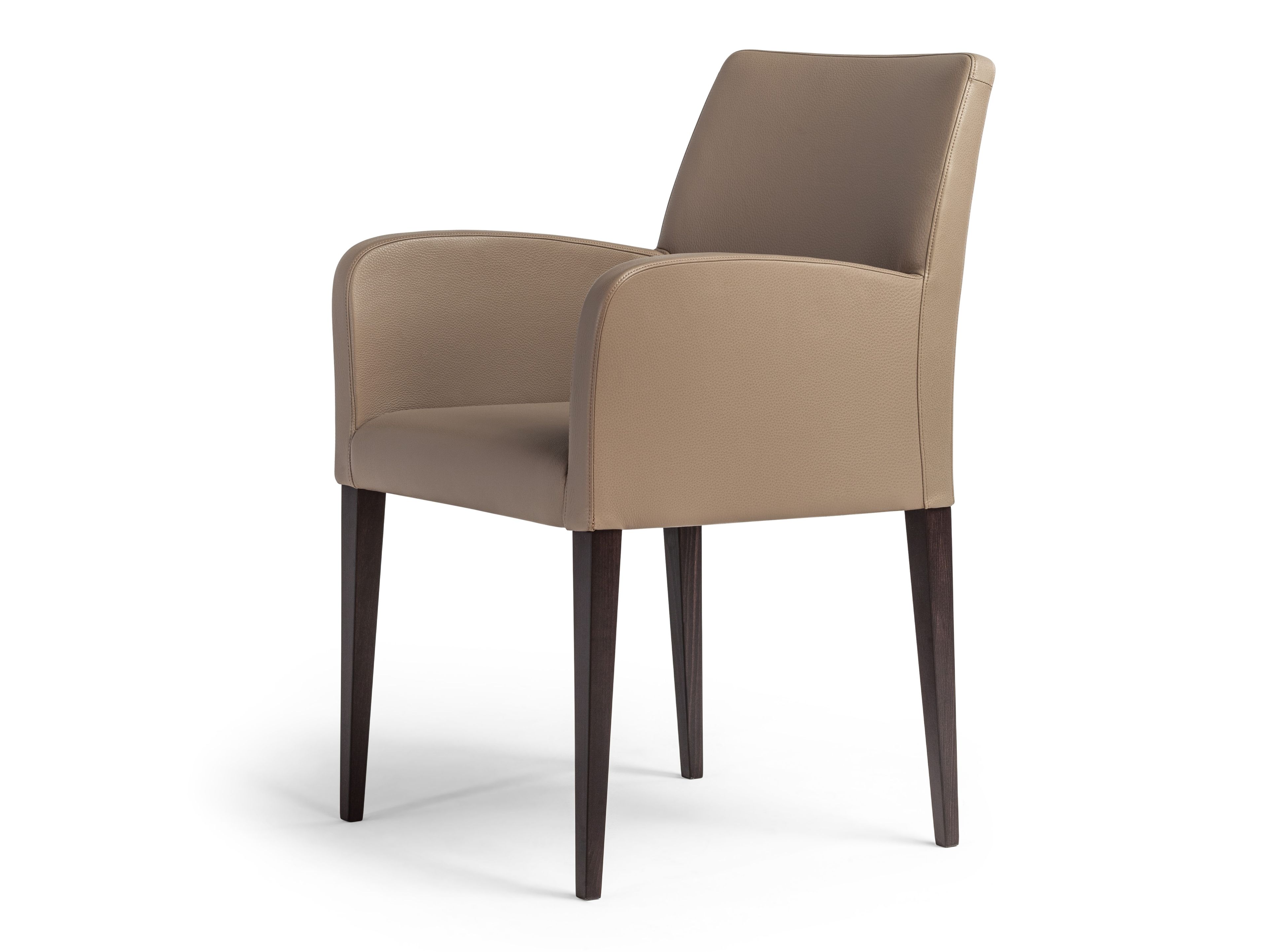 Кожаный стул с подлокотниками Poltrona Frau коллекция-столы и стулья ARCH-00058055 - Вид №1