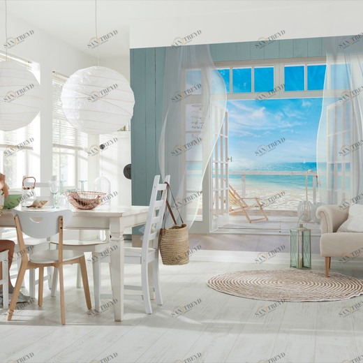 8-956-Malibu Фотообои Komar Scenics Edition 2 2.54х3.68 м 8956MALIBU