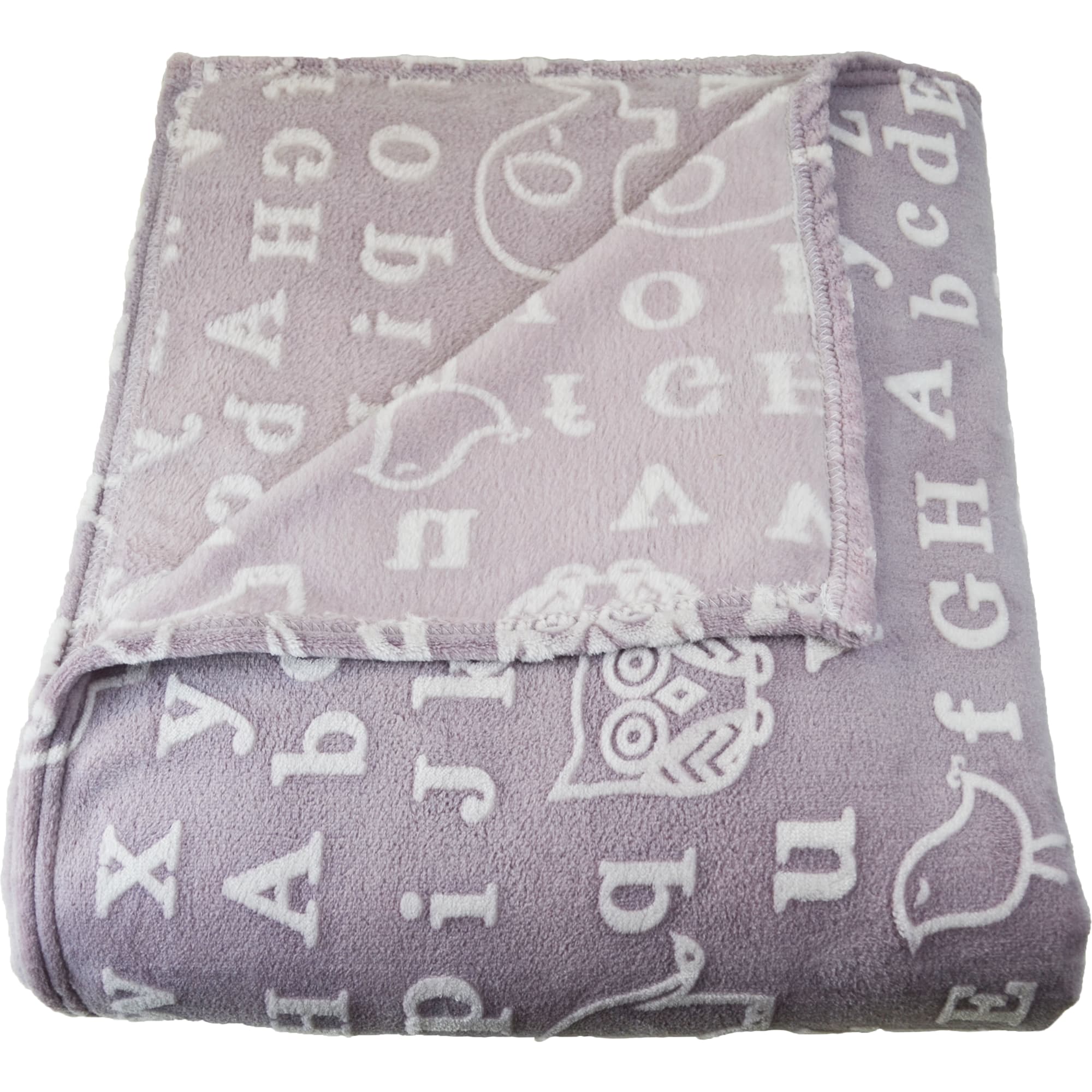 84378939 Плед «» 160x200 см фланель цвет сиреневый Сова Santreyd  - Вид №2