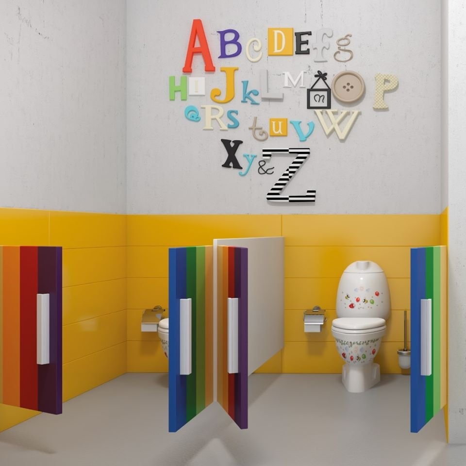 CK300-11CB00E-FF00 COCUK ДЕКОР Унитаз детский CK300.001F0 Sсифон Creavit  - Вид №2