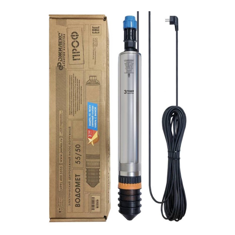 Насос скважинный ВОДОМЕТ Джилекс 55/35 5535JLX - Вид №1