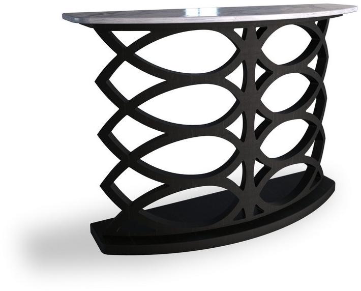 Carpanelli Деревянный консольный стол в стиле полумесяца в современном стиле Original lifestyle Mb63 - Вид №1