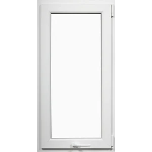 Пластиковое окно ПВХ VEKA одностворчатое 1270x800 мм (ВхШ) однокамерный стеклопакет белый (с двух сторон)