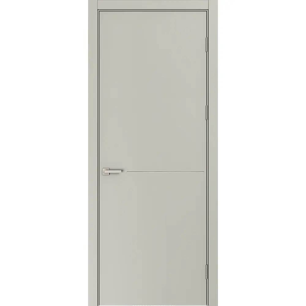 Дверь межкомнатная глухая Николь 80x220 см эмаль цвет шелк с замком и без петель 89464731 STLM-2132867 BELWOODDOORS 