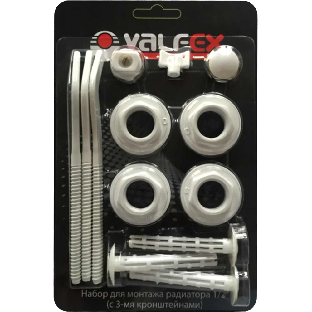 Комплект монтажный для радиаторов 1/2" сталь Valfex STLM-2176429
