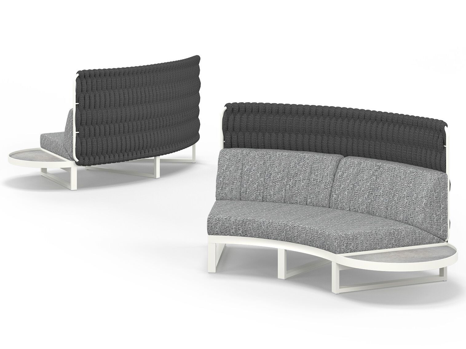 Модульный изогнутый садовый диван из ткани MAMAGREEN Munia ARCH-00036922 - Вид №13