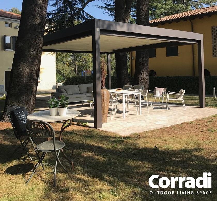 Corradi Алюминиевая пергола со сдвижной крышкой Pergotenda® sun-id-1357764 - Вид №2