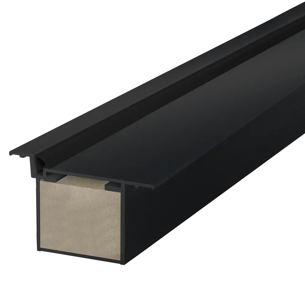 Дверная коробка с петлями в комплекте Invisible R 2200x59x45 черный (2.5 шт.) 89391362 STLM-2125432 VELLDORIS 