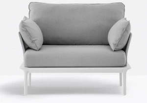 Pedrali Садовое кресло с подлокотниками, обитое тканью Reva Reva_p