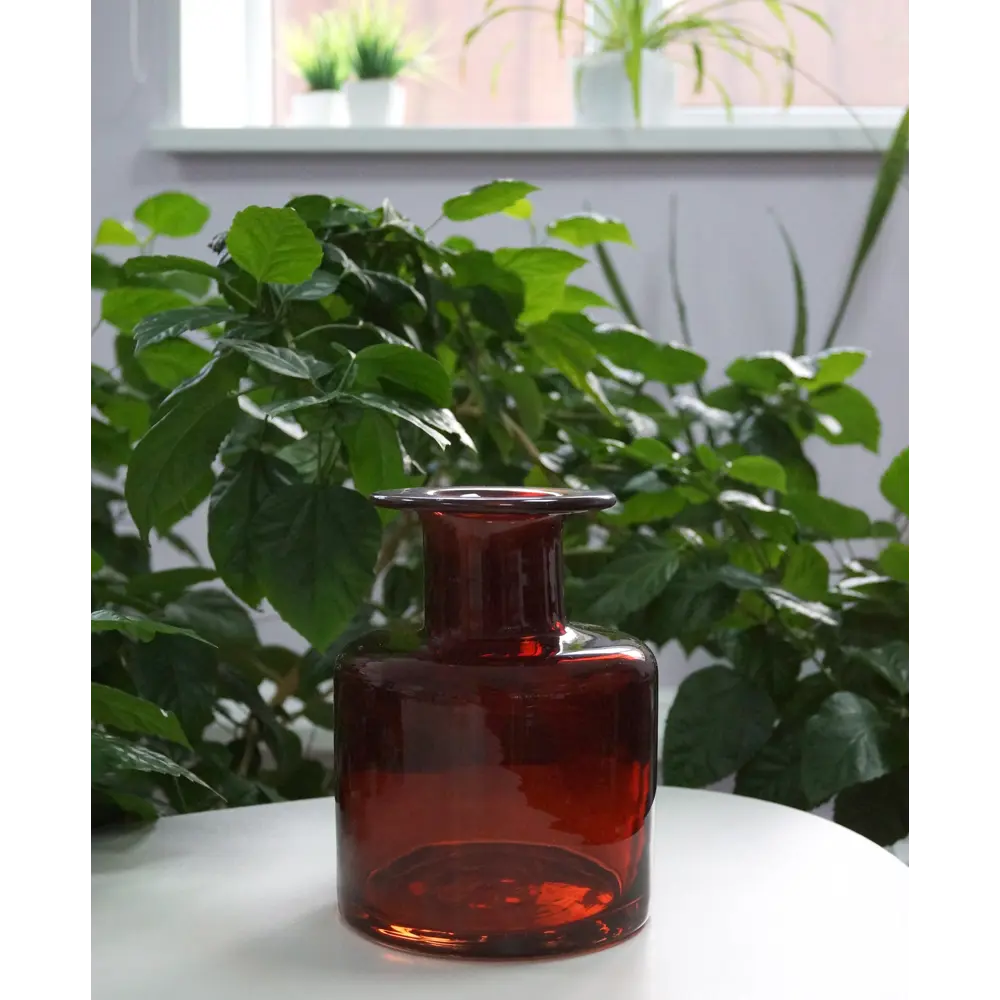 Ваза стекло цвет йодный 22 см EVIS STLM-2013061 - Вид №1