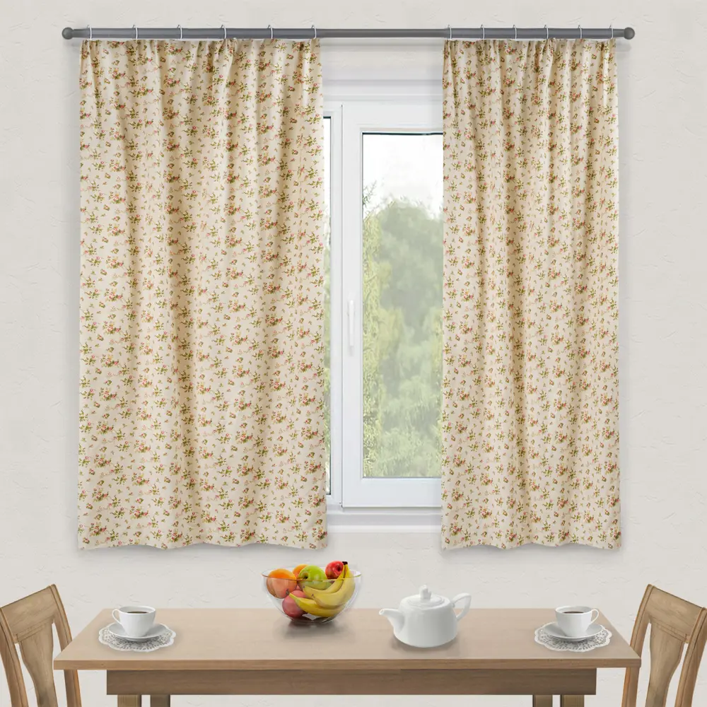 LINEN WAY Штора на ленте «Прованс» для кухни 145x180 см 17990258 STLM-0009171