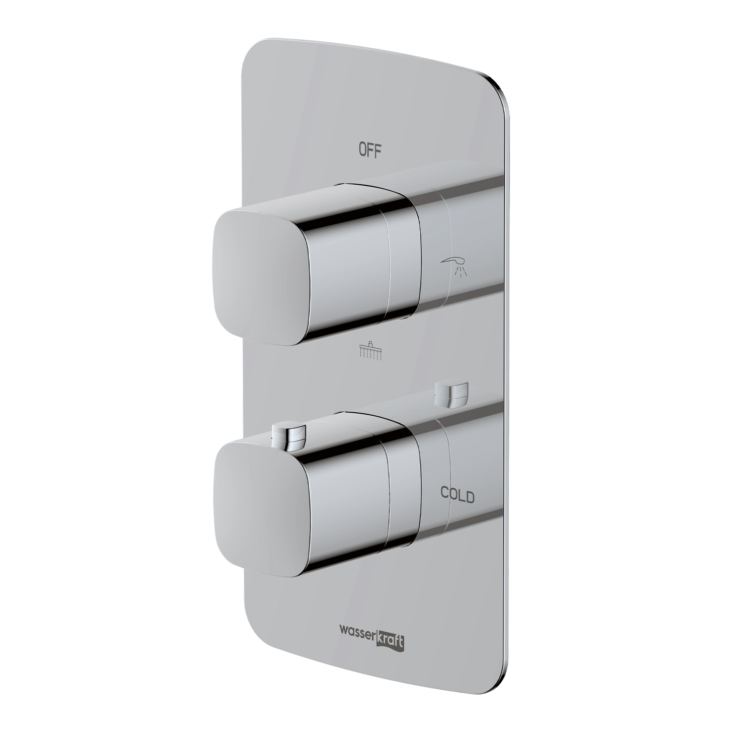 8644 Thermo Naab Термостатический смеситель для ванны и душа WasserKRAFT Naab 8600  - Вид №6