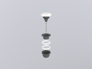 PIL01CM--CS Универсальный донный Cemento click/clack с керамической крышкой cielo Запасные части и аксессуары