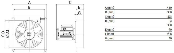 Vortice Спиральный аспиратор Vorticel e 40756 - Вид №1