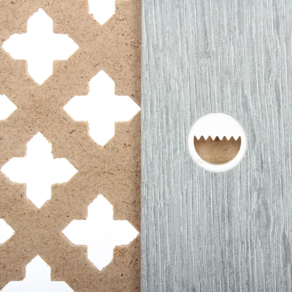 ЛАЙТ Экран для радиатора «Готико» 60×60 см в сером дубе 18732779 STLM-1403093 - Вид №5