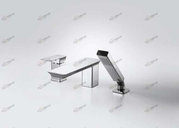 Смеситель на ванну  на три отверстия PHILLIS F556101C-2-ENG bravat