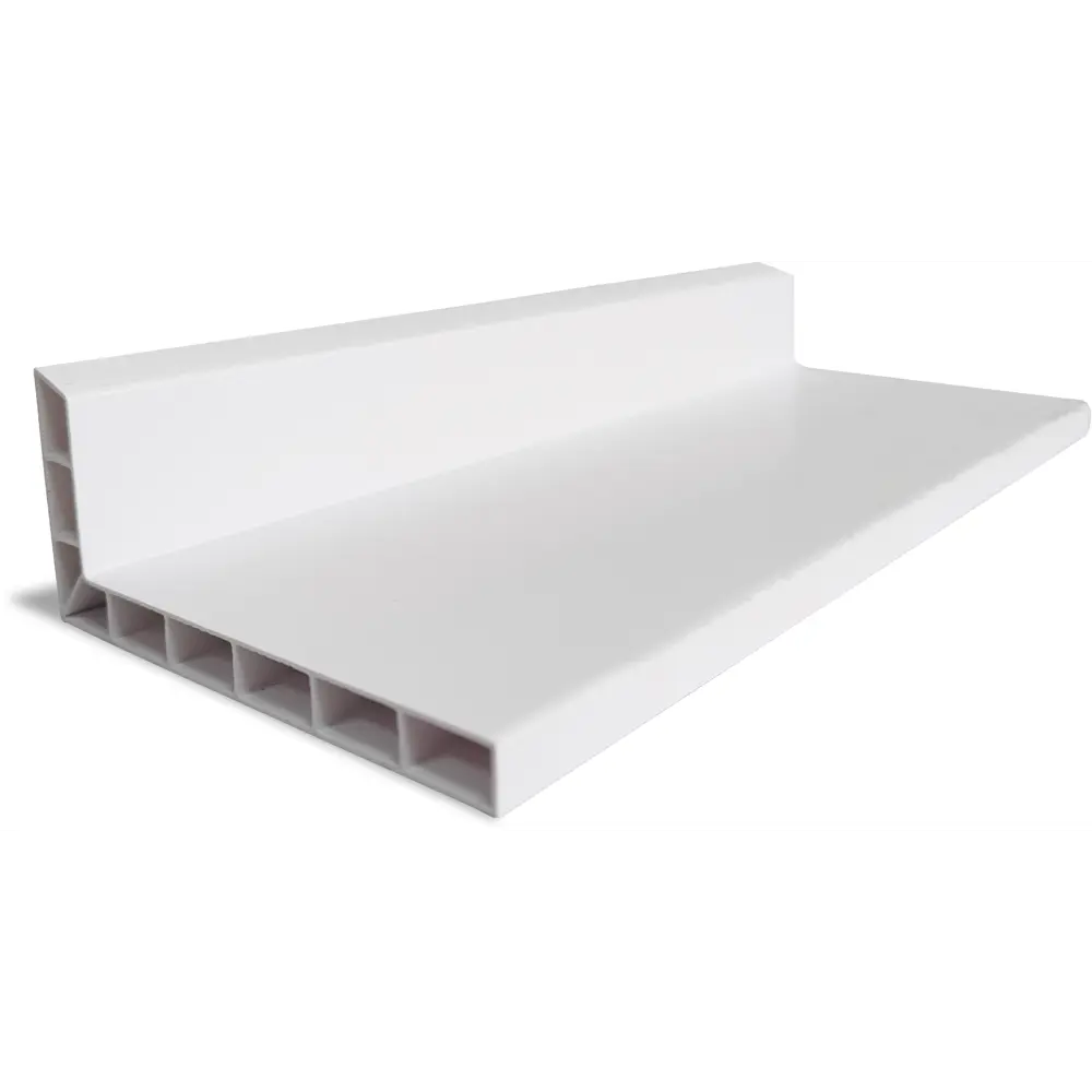 Угол 80x35x8 мм ПВХ белый 3 м Santreyd STLM-2094889 - Вид №1