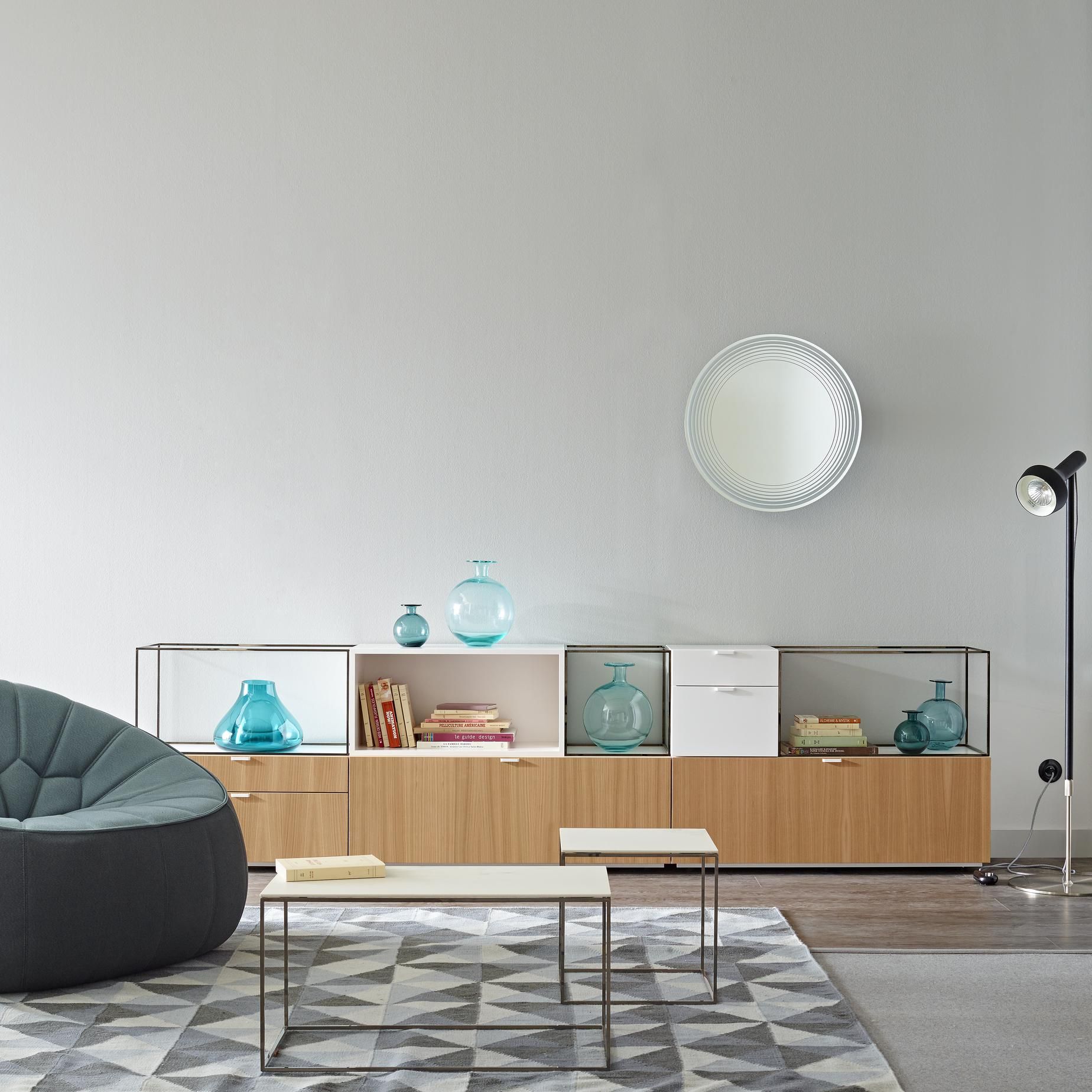 Квадратный низкий журнальный столик из керамогранита Ligne Roset ARCH-00102571 - Вид №2