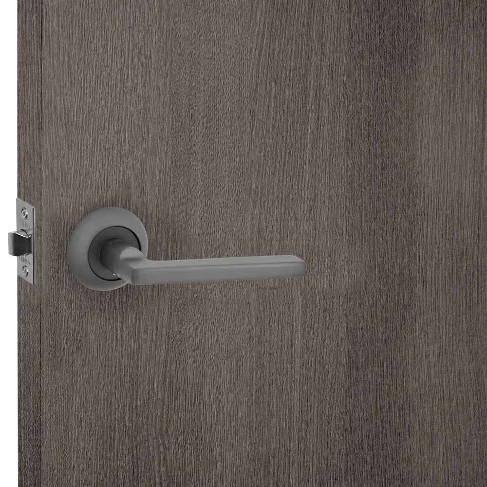 Дверные ручки PUNTO Polo графит для межкомнатных и входных дверей 85203505 STLM-0059863 - Вид №5