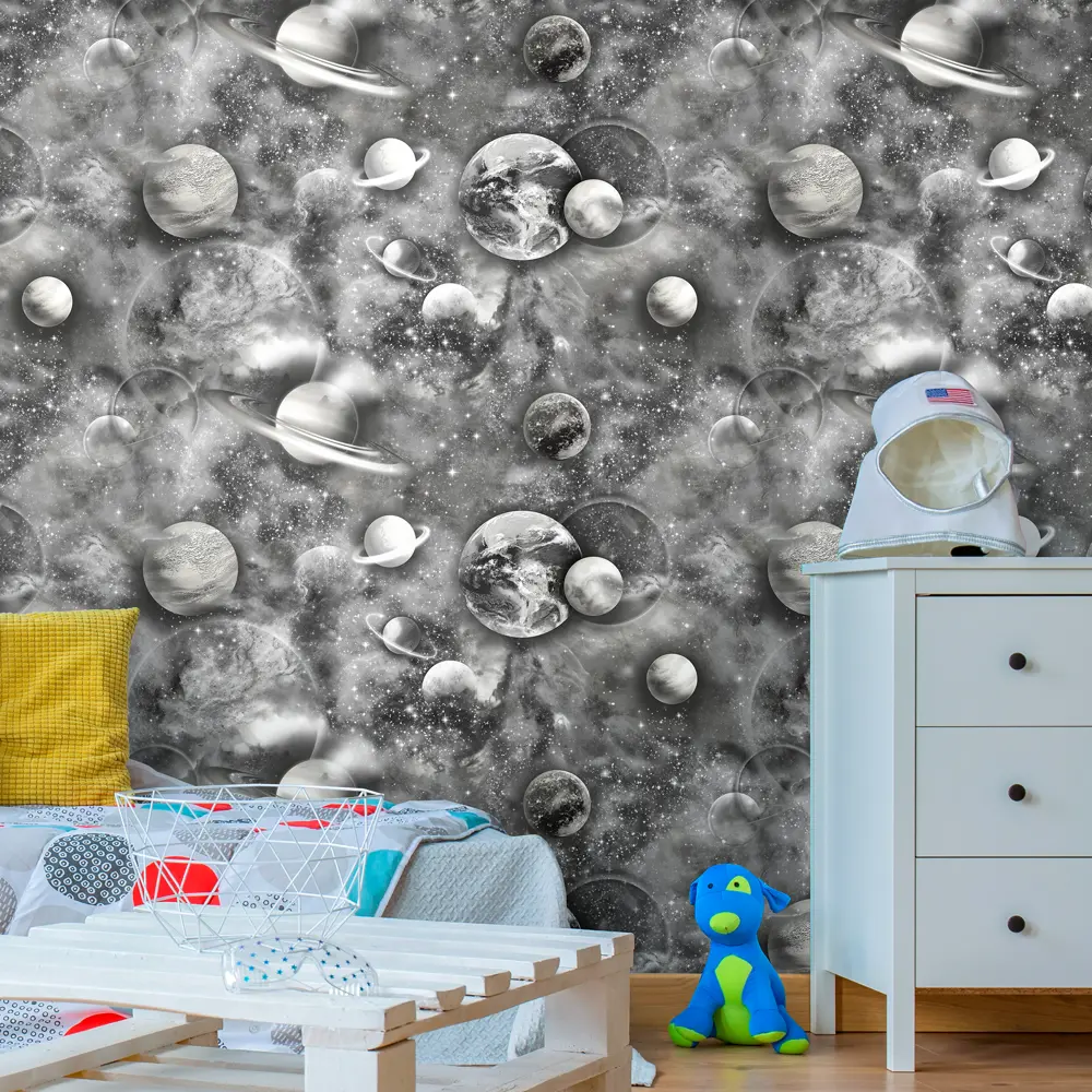 Обои флизелиновые Elysium Космос серые 1.06 м Е803104 STLM-2179420 - Вид №4