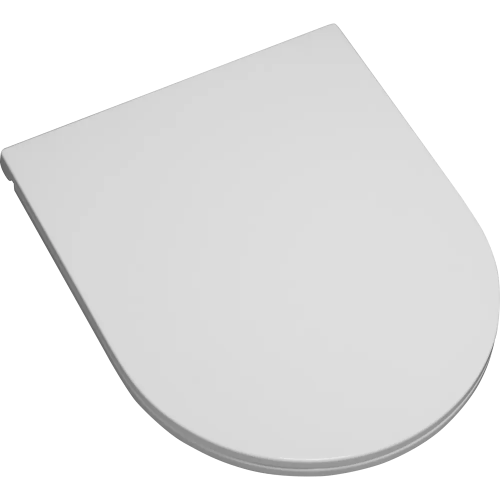 Сиденье для унитаза KONSENSA Lisso с микролифтом цвет белый Лиссо STLM-2095031 - Вид №3