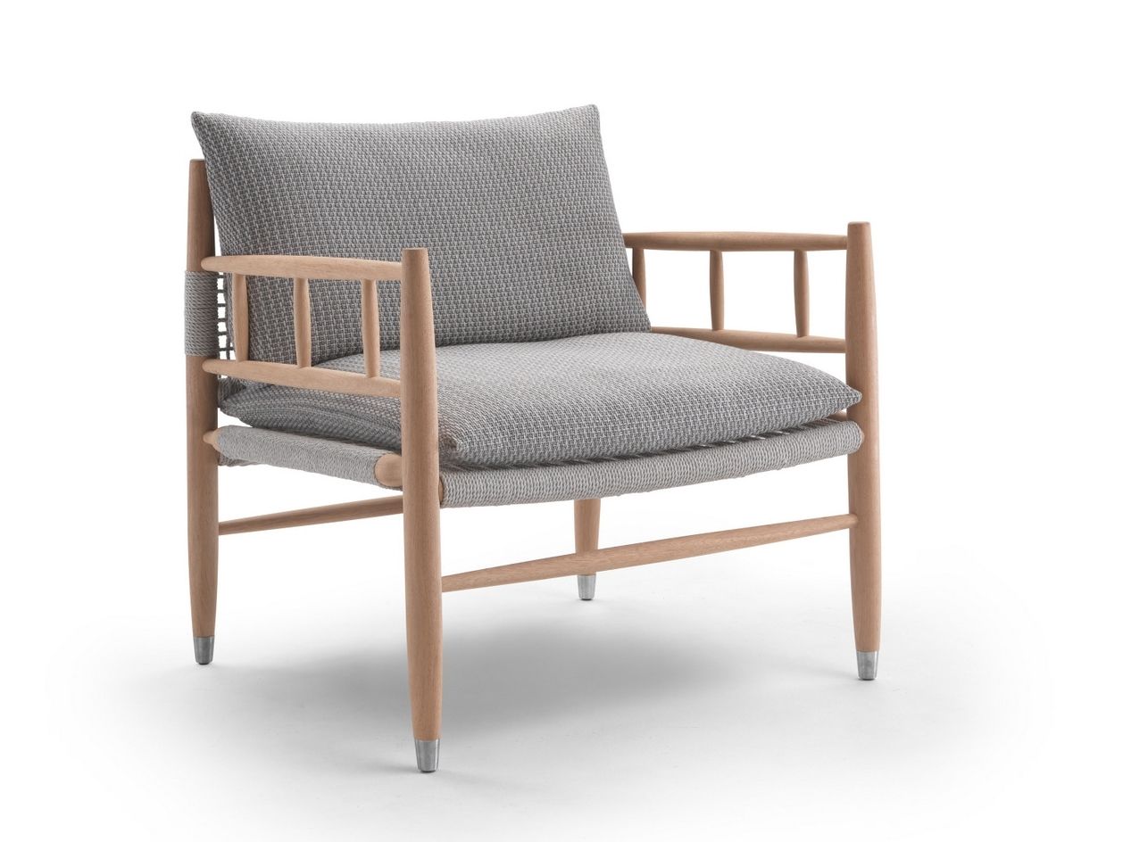 Садовый стул iroko и полипропиленовый шнур Flexform Lee Outdoor ARCH-00102938