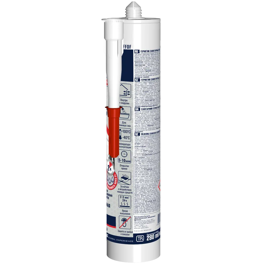 Герметик силиконовый Tytan Upg Turbo прозрачный 280 мл STLM-2195194 - Вид №3