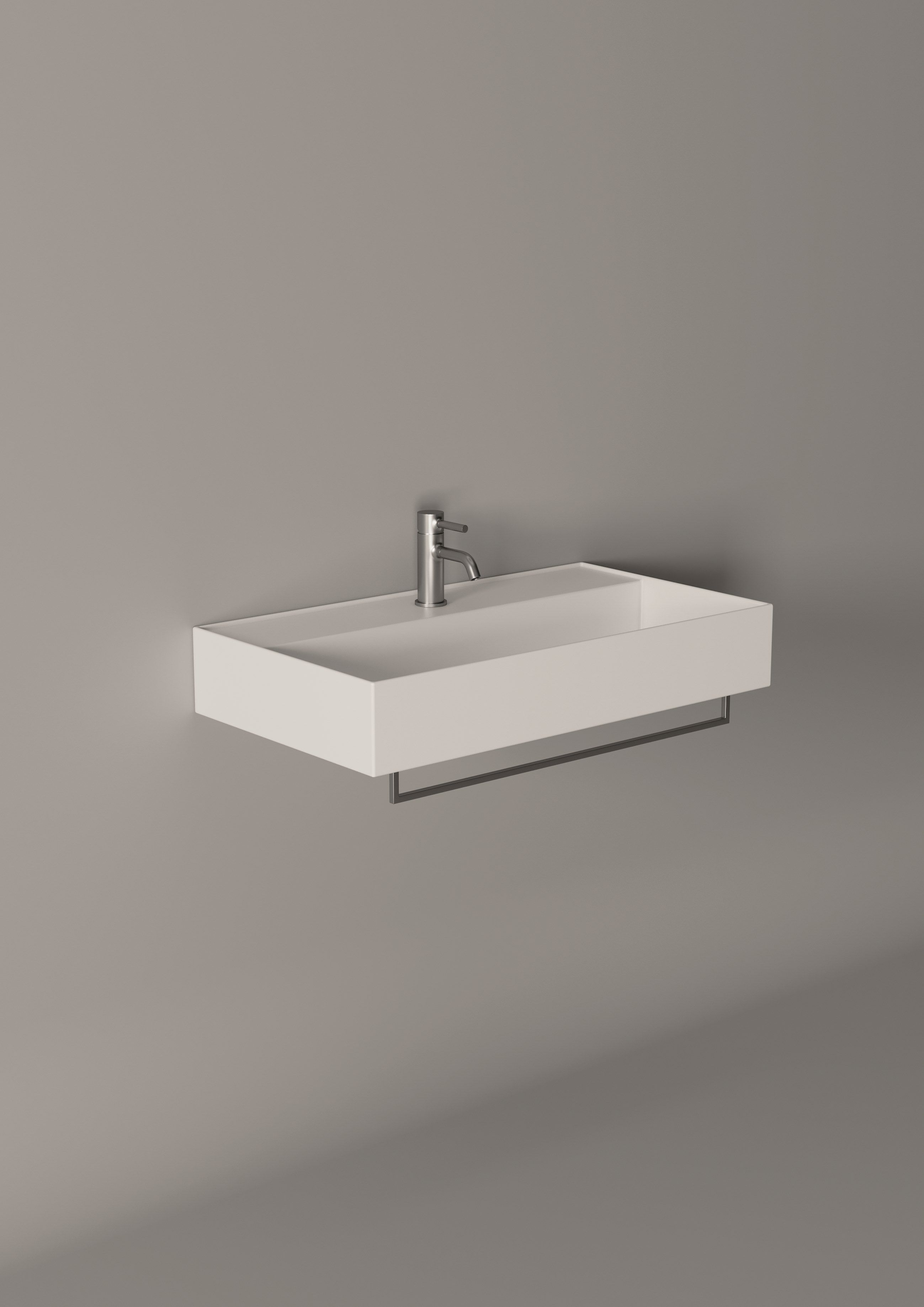 Керамическая прямоугольная подвесная раковина Alice Ceramica HIDE ARCH-00151886 - Вид №4