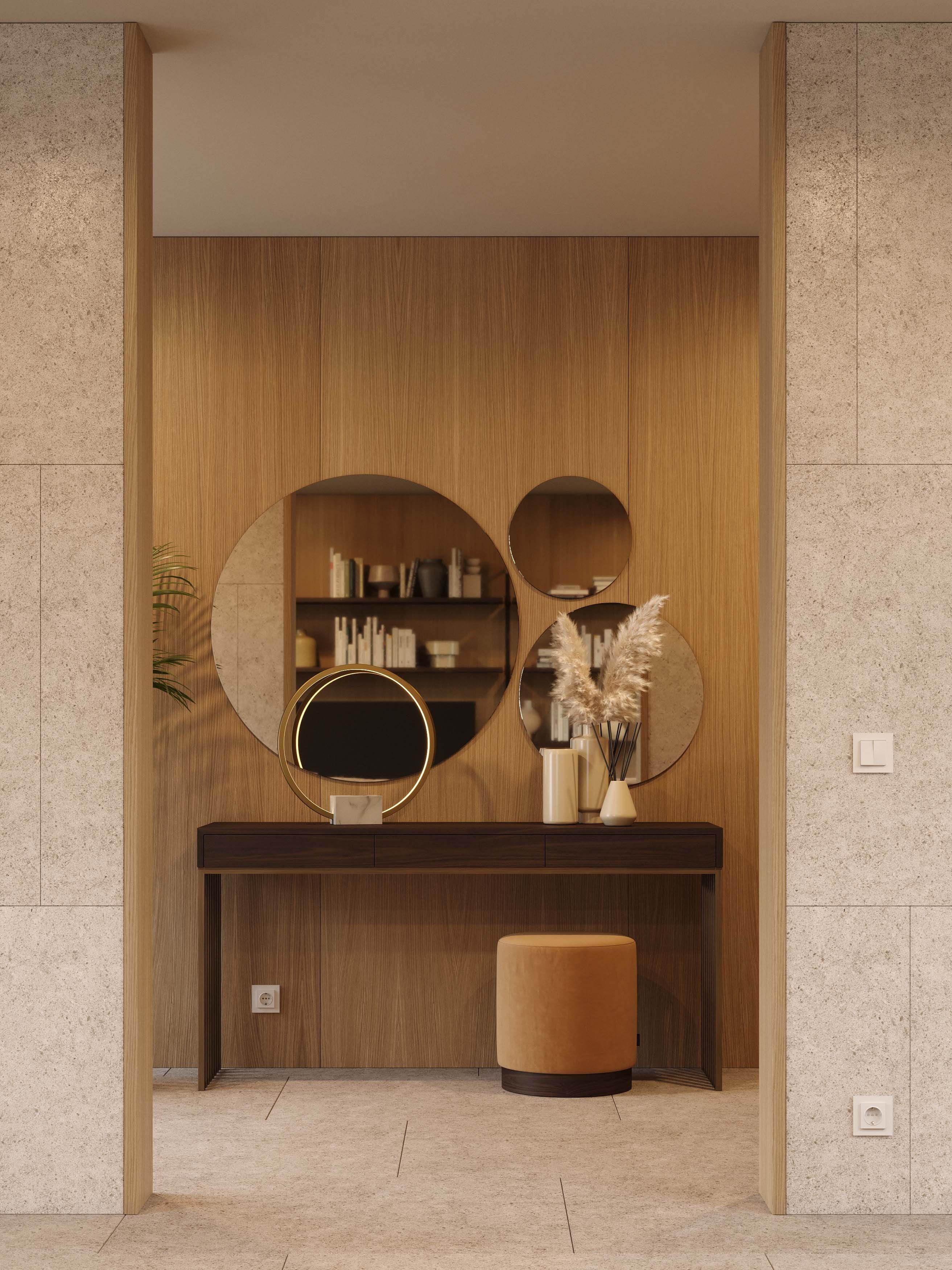 Прямоугольная консоль из шпона Stylish Club His &amp ARCH-00116200 - Вид №7