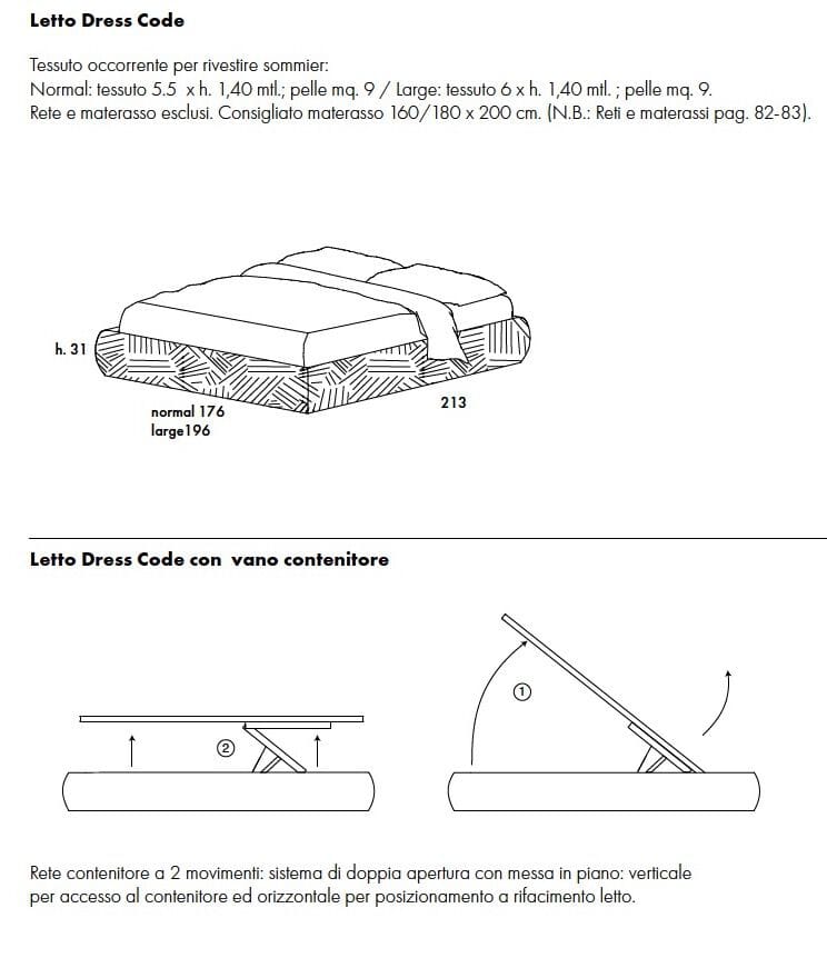 Двуспальная мягкая кровать из ткани Olivieri дресс-код ARCH-00076369 - Вид №32