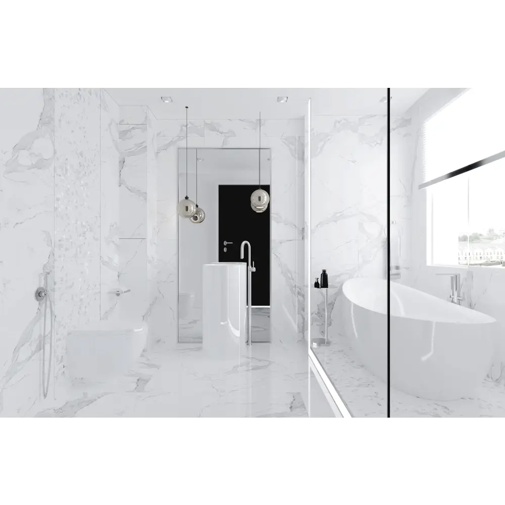 Керамогранит Alicante White FP Rect. 60x120 см 1.44 м² цвет разноцветный Santreyd STLM-2208642 - Вид №3
