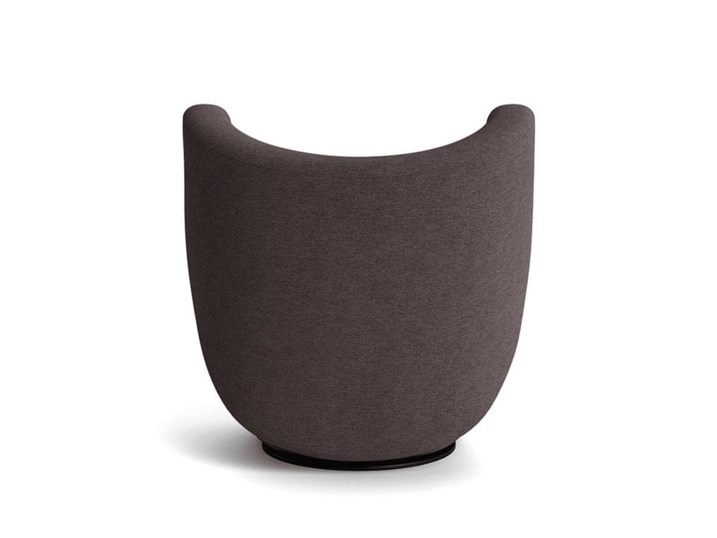 Льняное вращающееся кресло NORR11 Big ARCH-00060516 - Вид №2