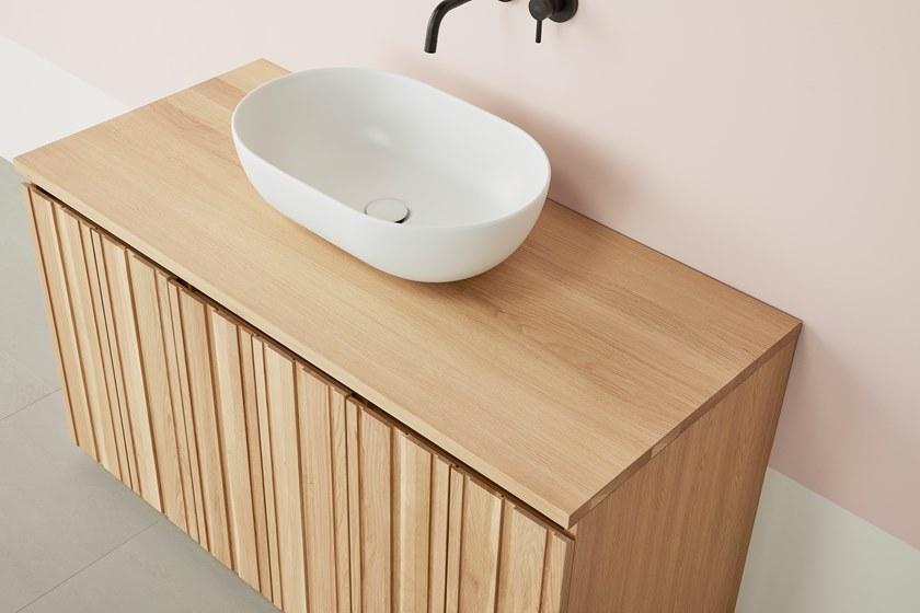 sanwacompany Тумба под умывальник из массива дерева с дверцами sun-id-1398379 - Вид №1